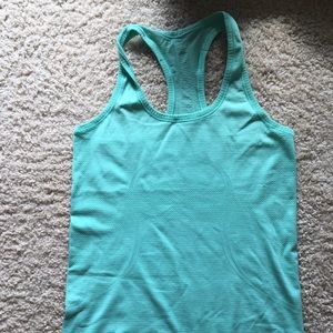 Lululemon Swiftly Racerback Tank Teal Size 6